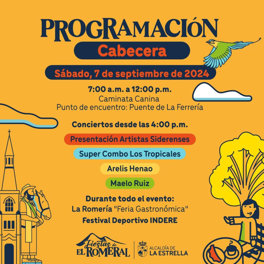 Programación Fiesta de el Romeral 2024