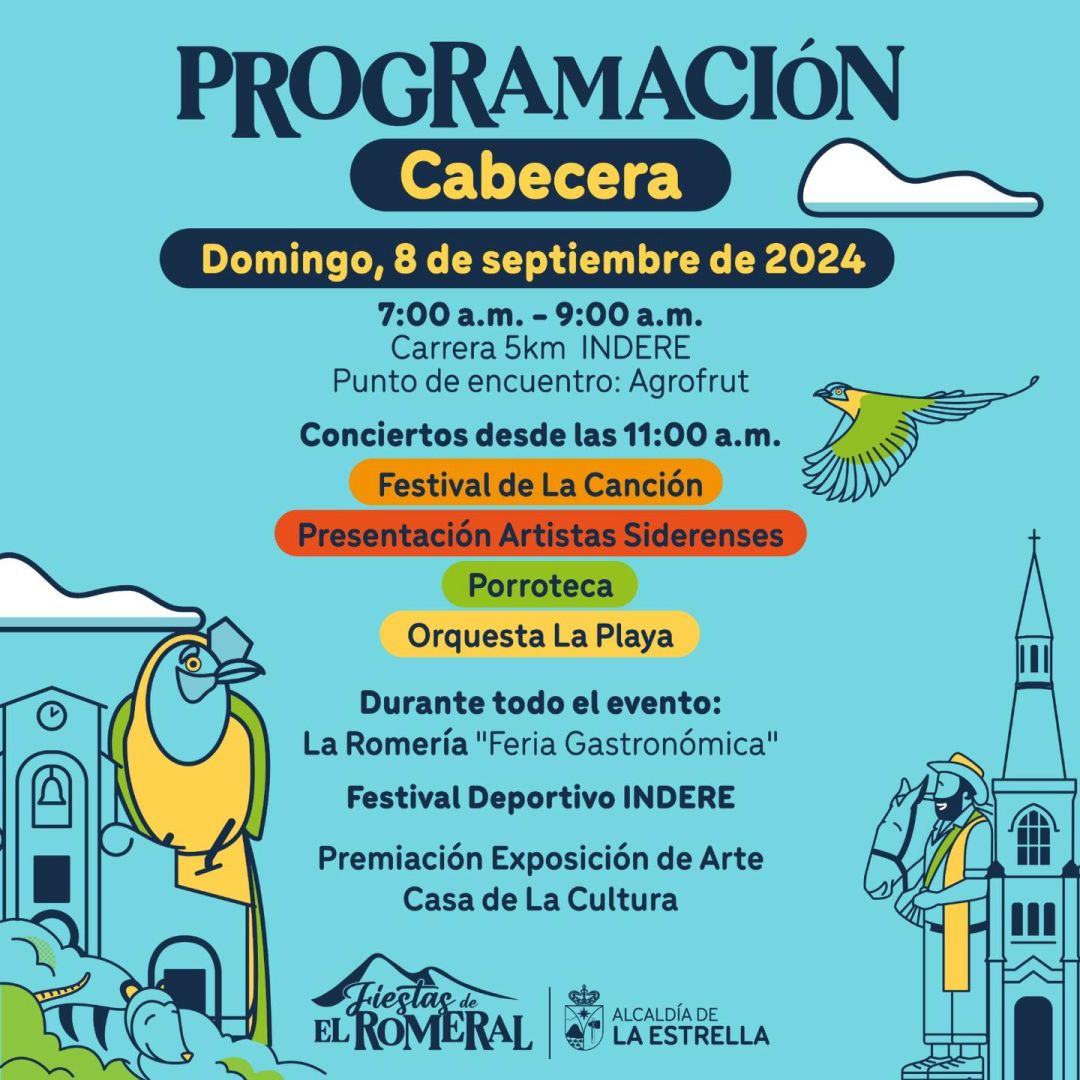 Programación Fiesta de el Romeral 2024