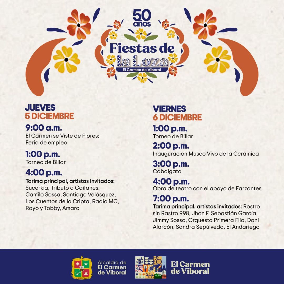 Programación Fiestas de la Loza 2024