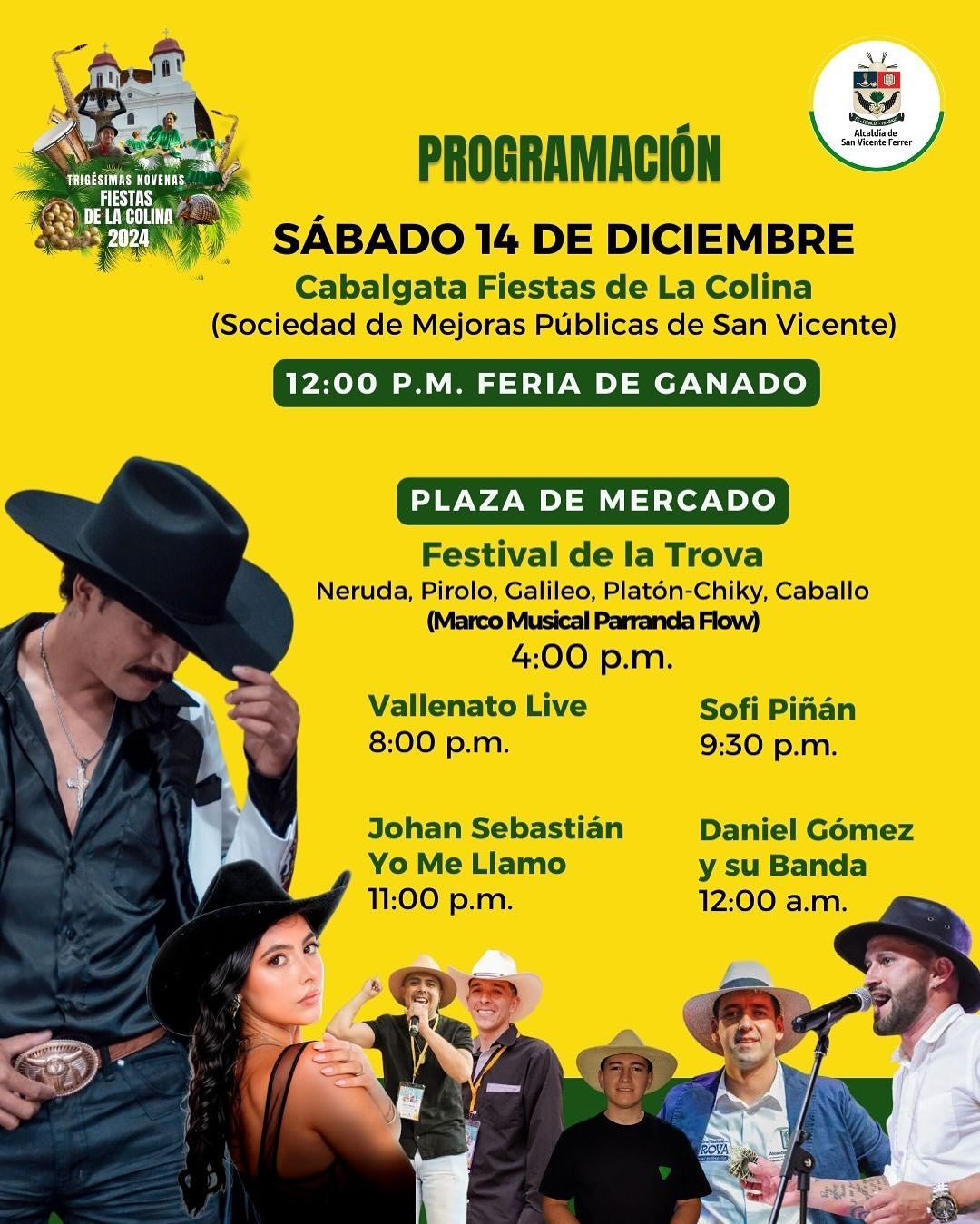 Programación Fiestas de la Colina 2024