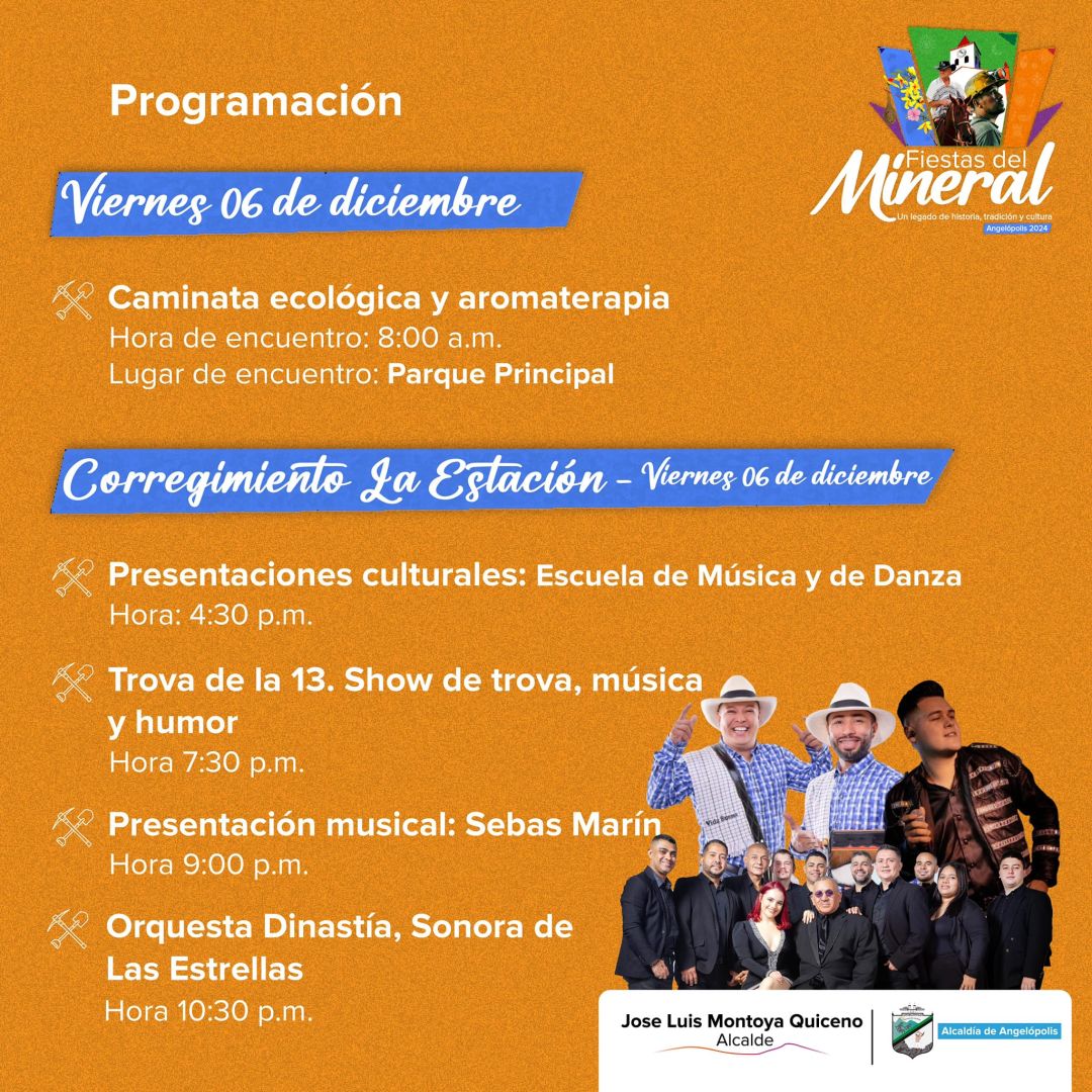 Programación Fiestas del Mineral 2024