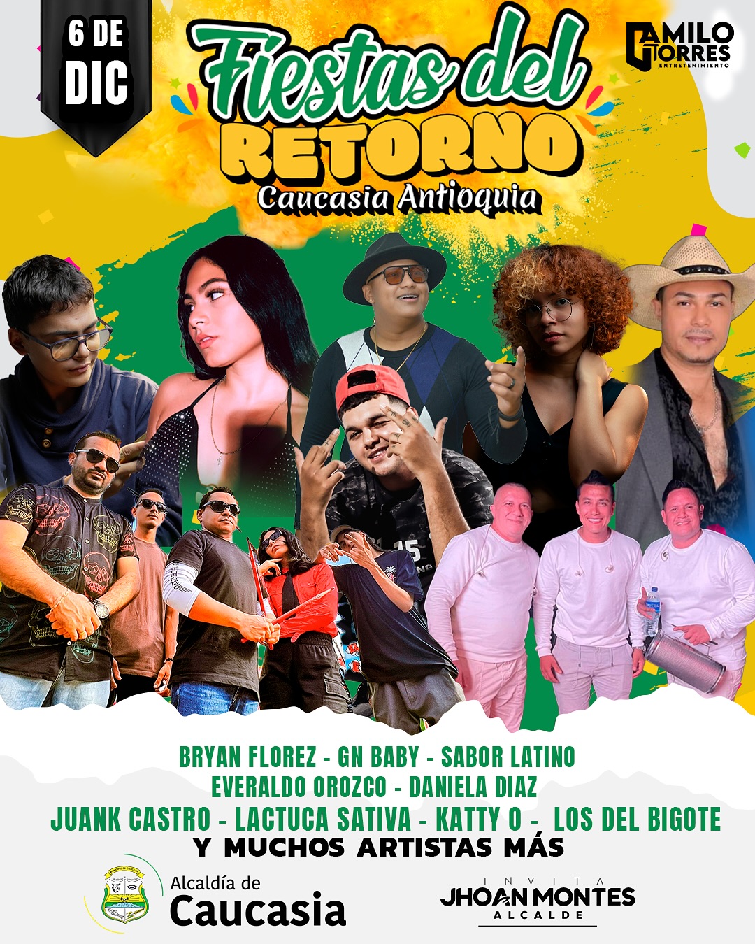 Programación Fiestas del Retorno Caucasia 2024