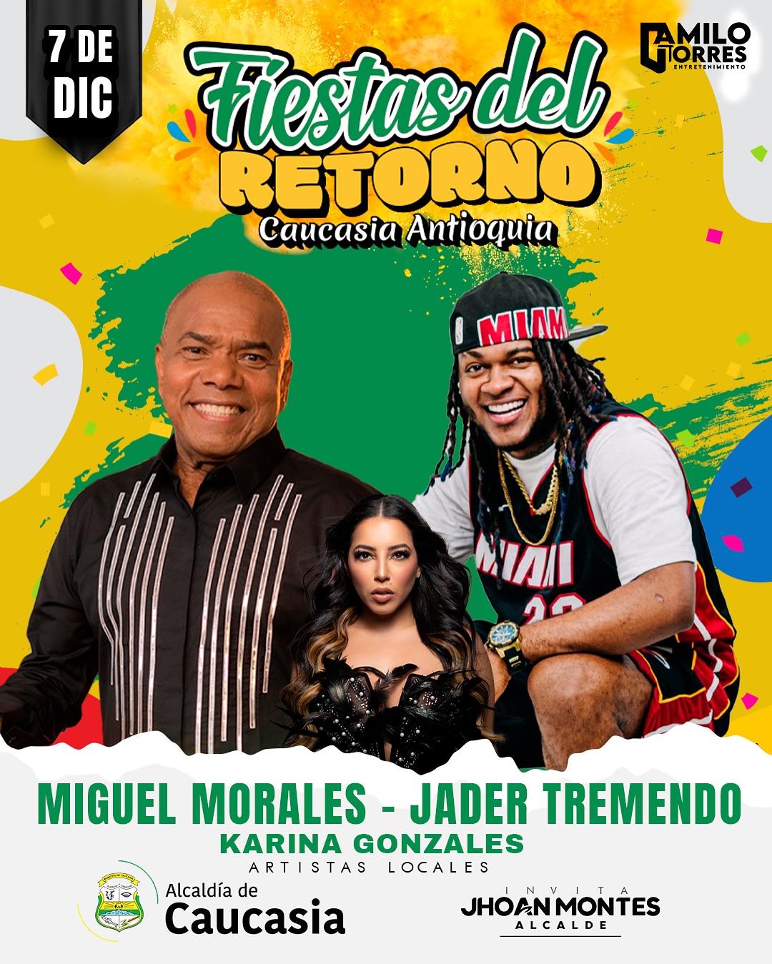 Programación Fiestas del Retorno Caucasia 2024