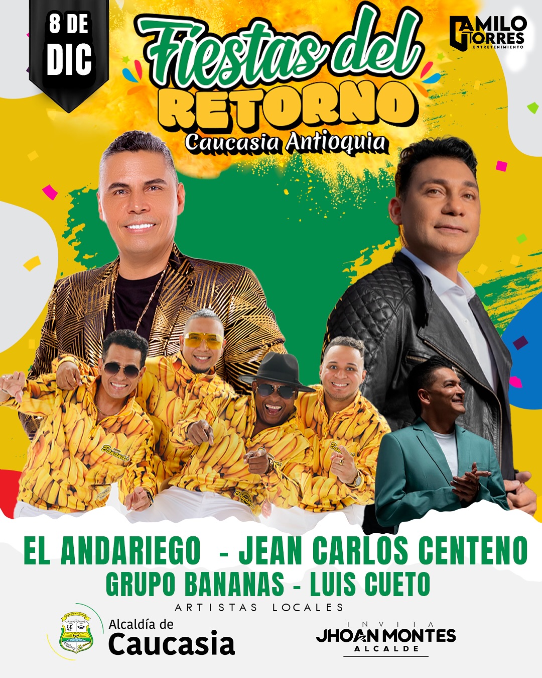 Programación Fiestas del Retorno Caucasia 2024