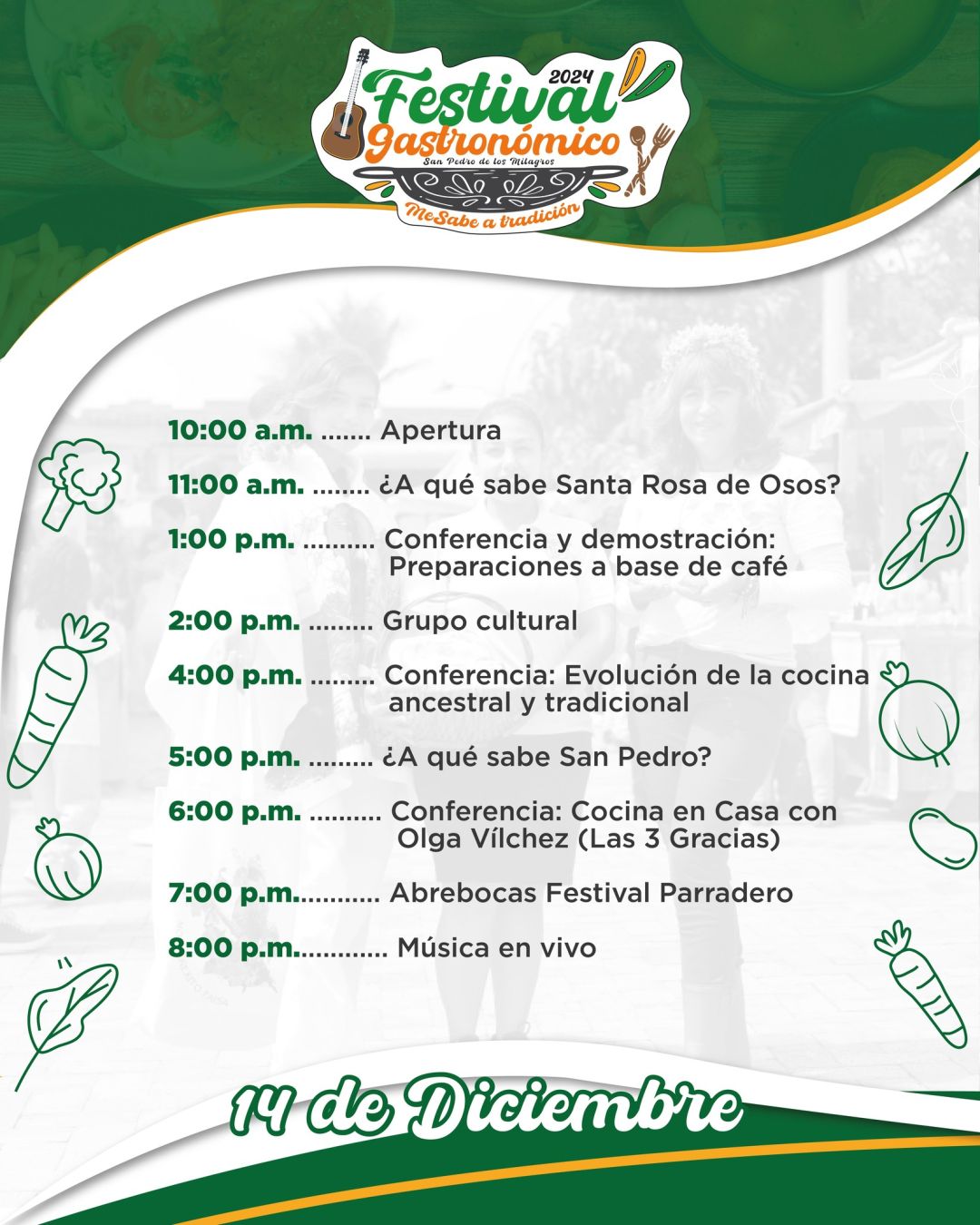 Programación Festival Gastronómico 2024