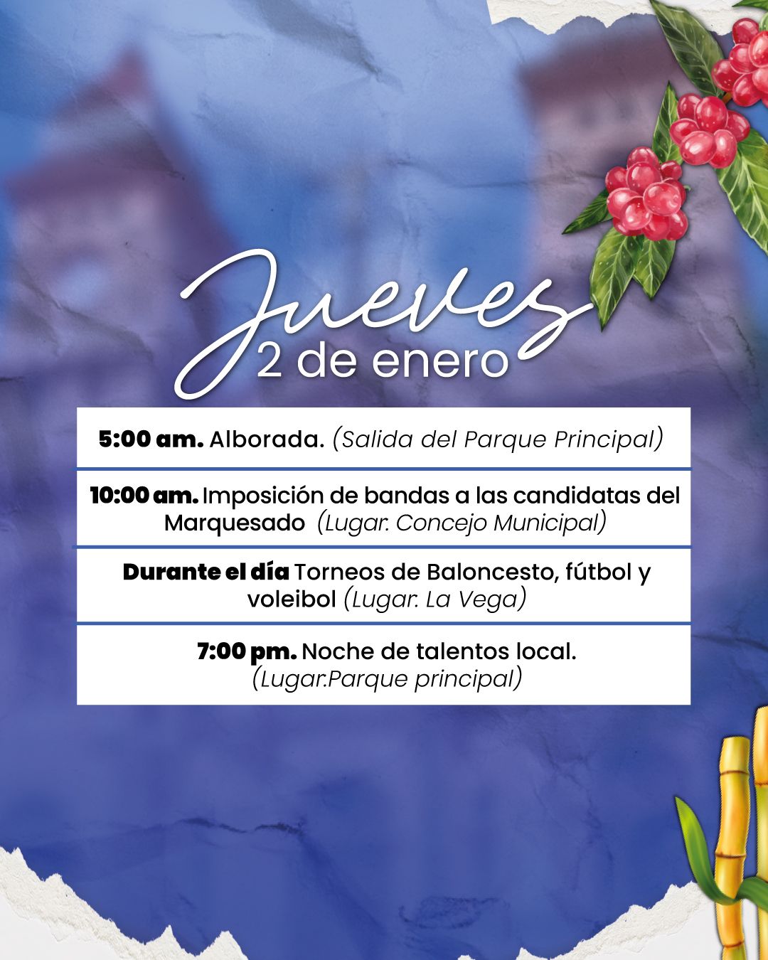 Programación Fiestas del Marquesado y la Molienda 2025