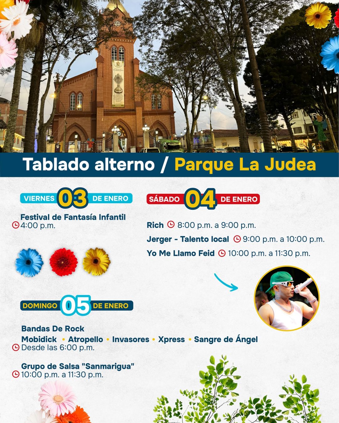 Programación Fiestas del Retorno El Santuario 2025