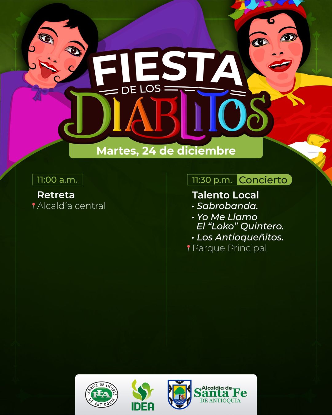 Programación Fiestas de los Diablitos 2024
