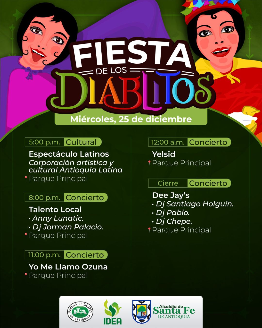 Programación Fiestas de los Diablitos 2024