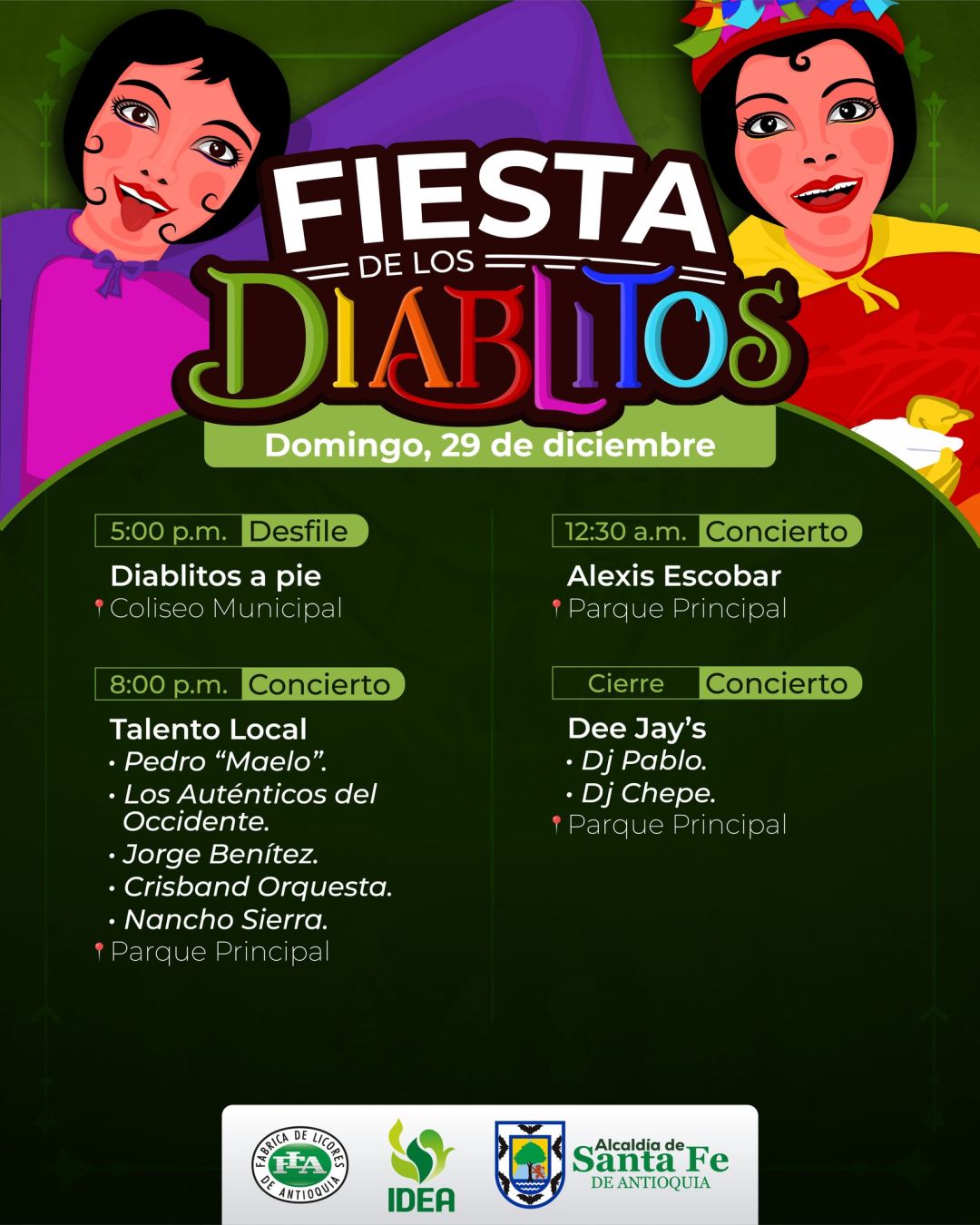Programación Fiestas de los Diablitos 2024