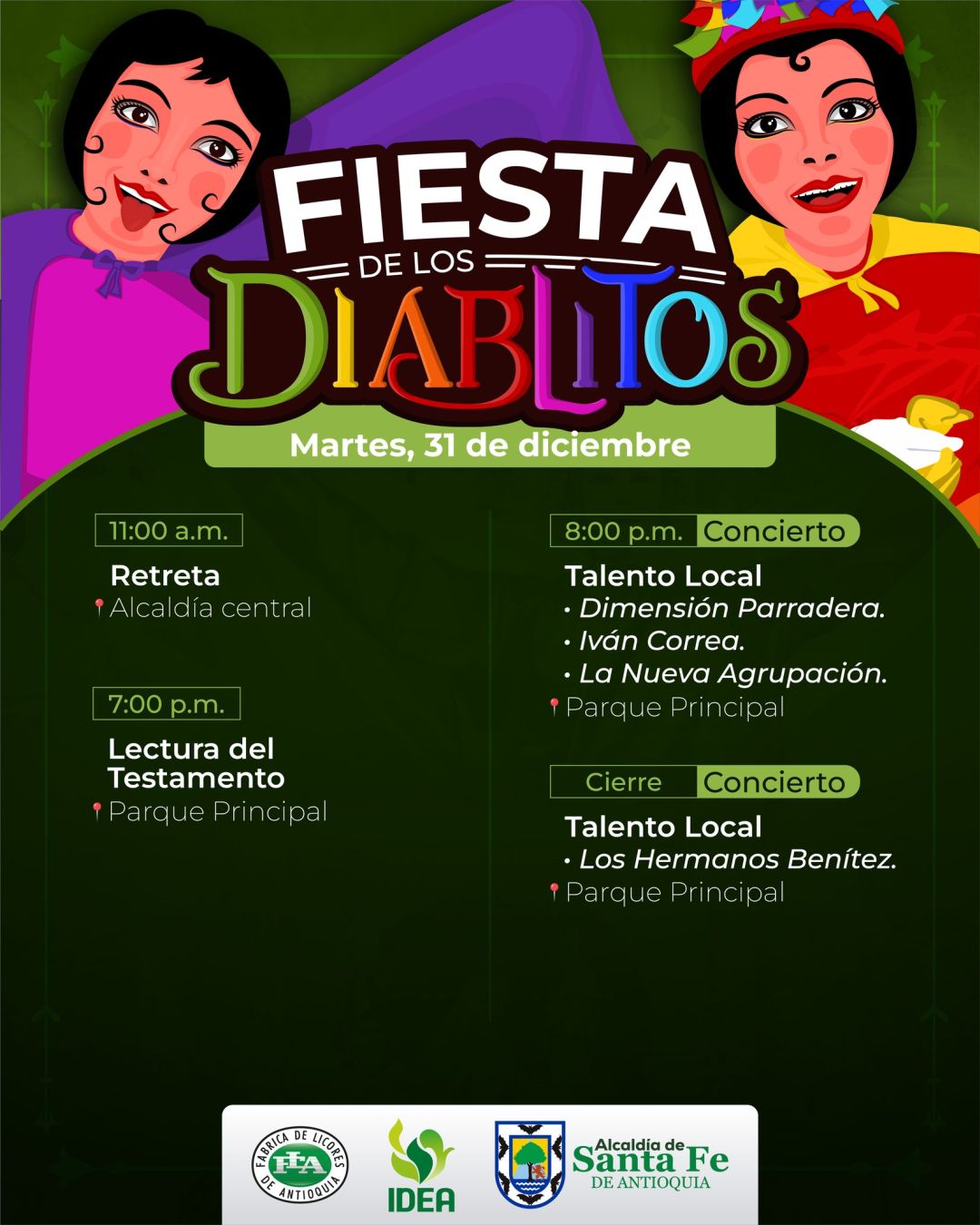 Programación Fiestas de los Diablitos 2024