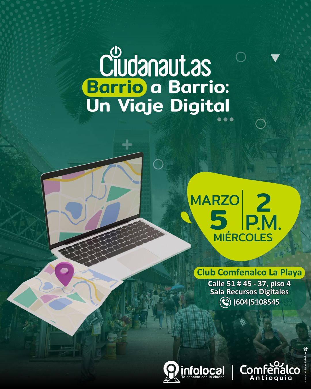 Ciudanautas: Barrio a barrio, un viaje digital (Presencial)