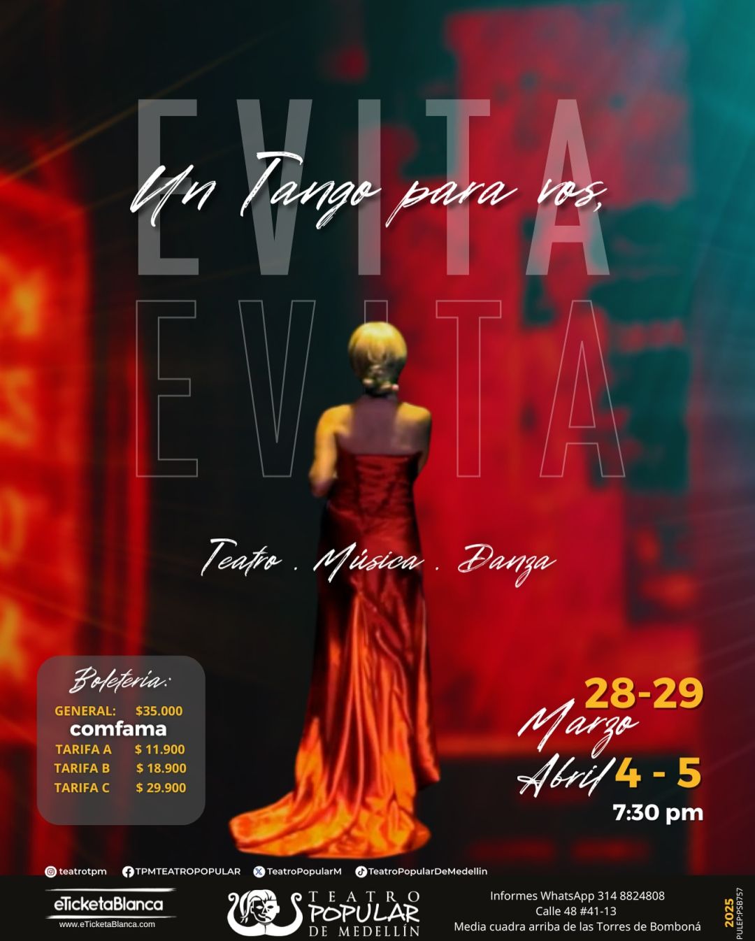 Un tango para vos, Evita