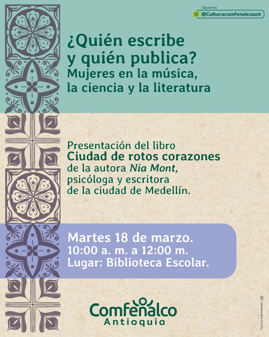 ¿Quién escribe y quién publica? Mujeres en la música, la ciencia y la literatura