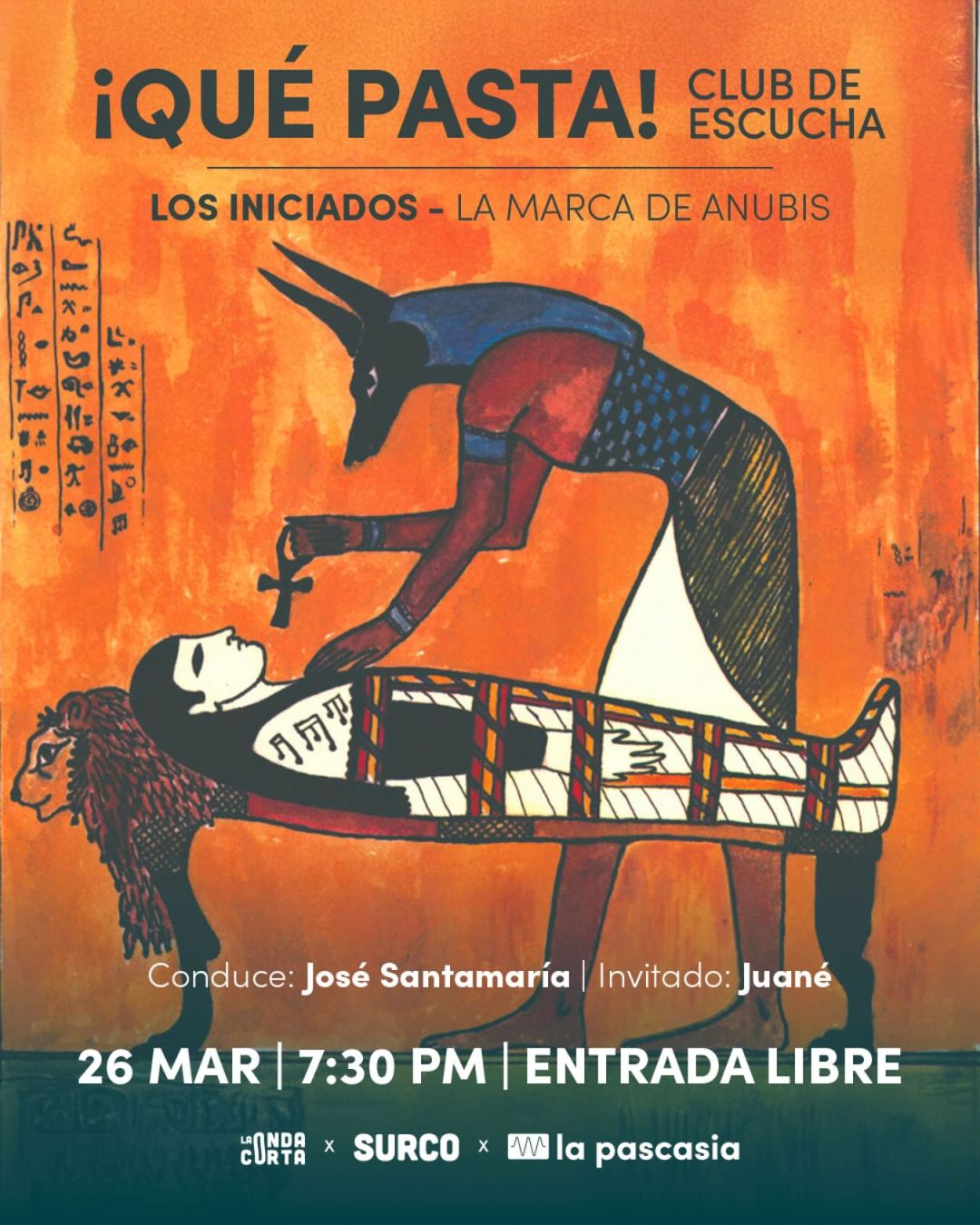 Club de escucha ¡Qué pasta!