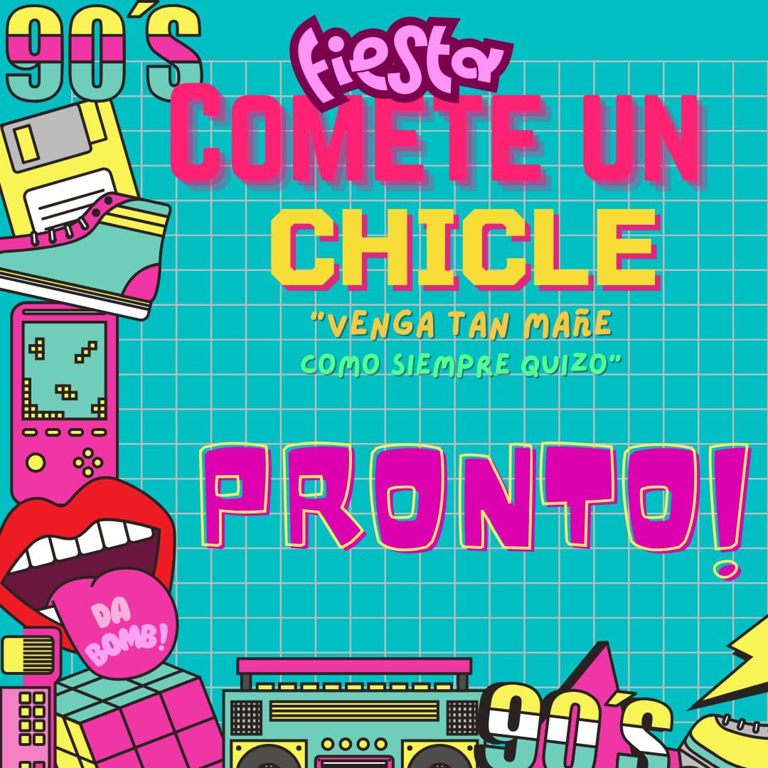 Fiesta cómete un chicle