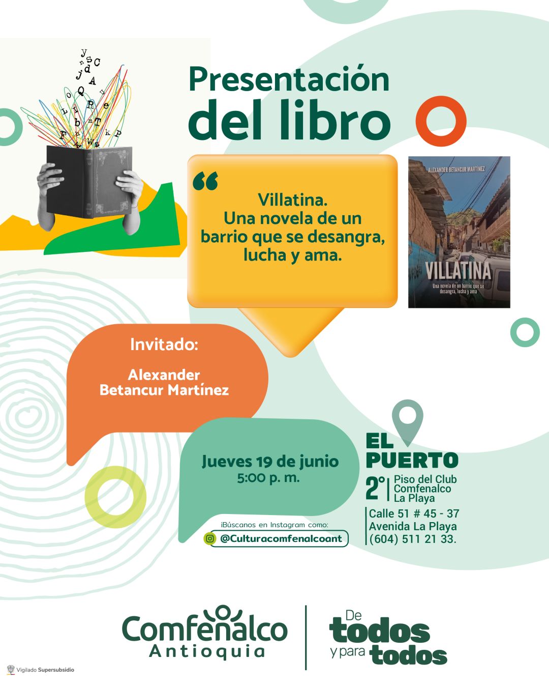 Lanzamiento del libro: Villatina