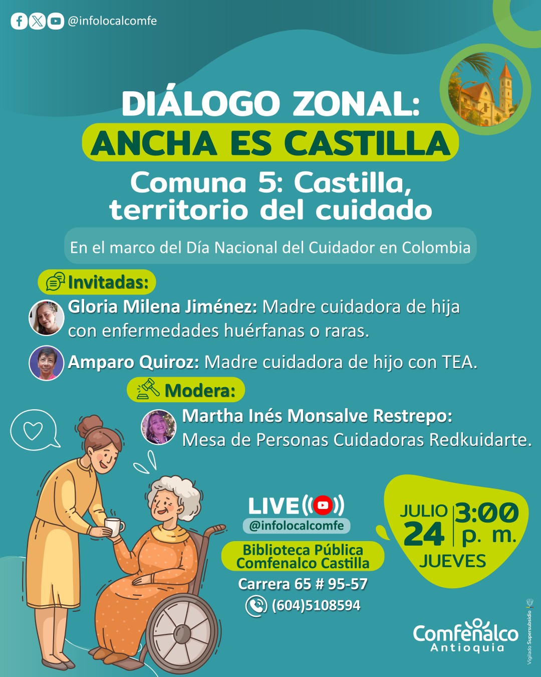 Ancha es Castilla: Comuna 5 Castilla, territorio del cuidado