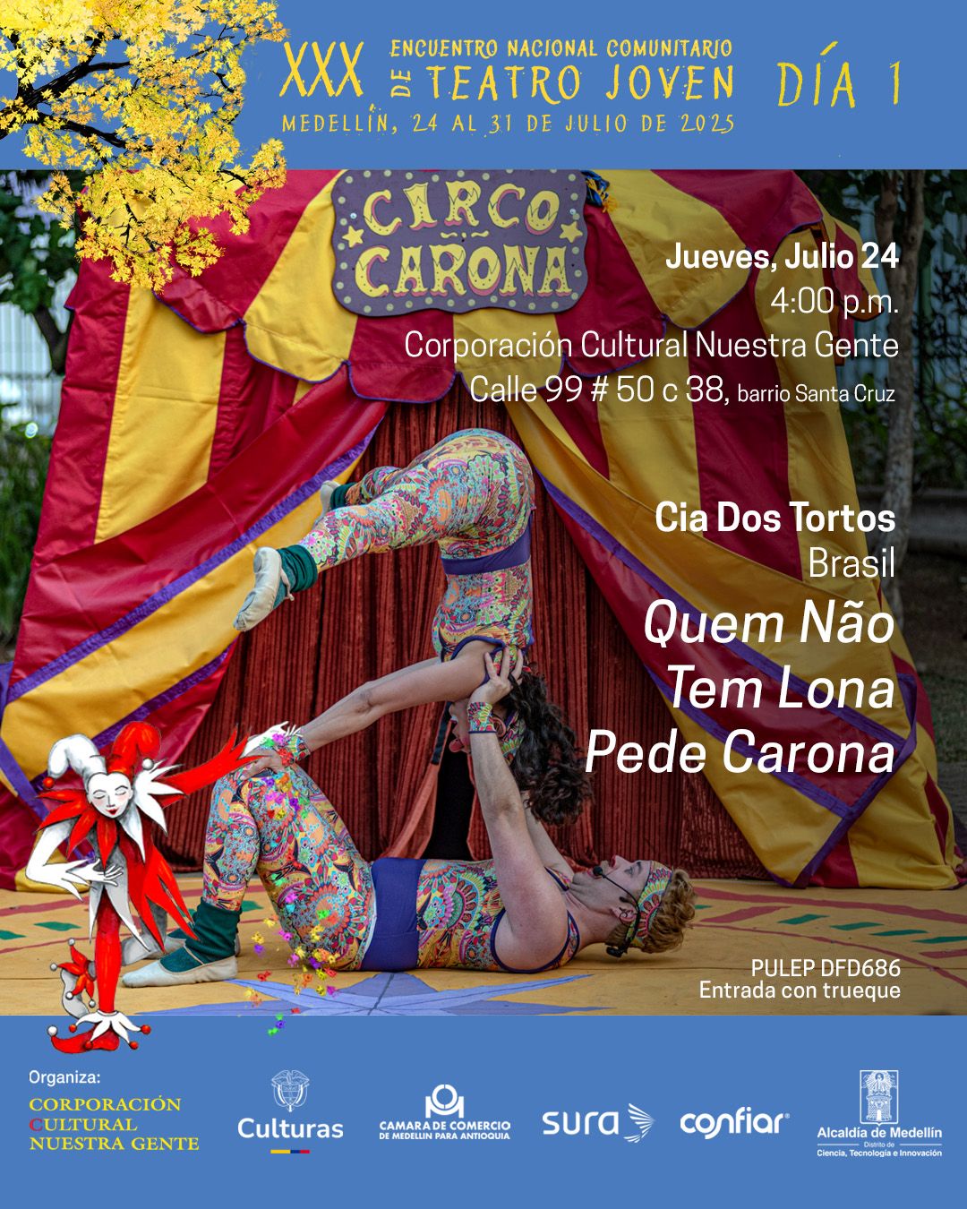 Programación XXX Encuentro Nacional Comunitario de Teatro Joven