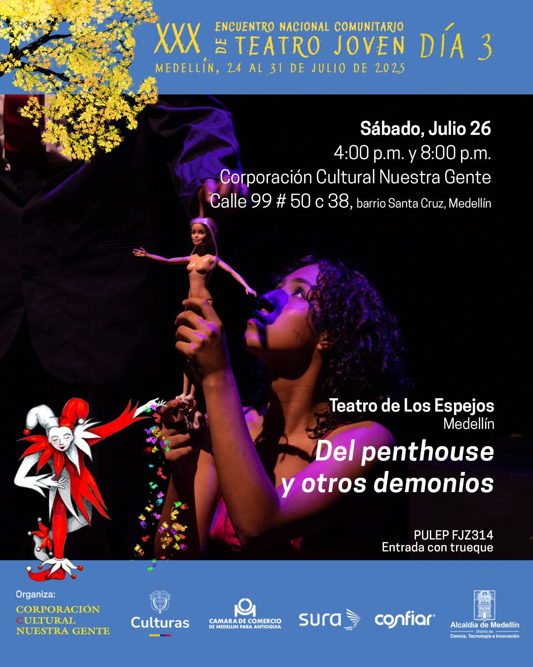 Programación XXX Encuentro Nacional Comunitario de Teatro Joven