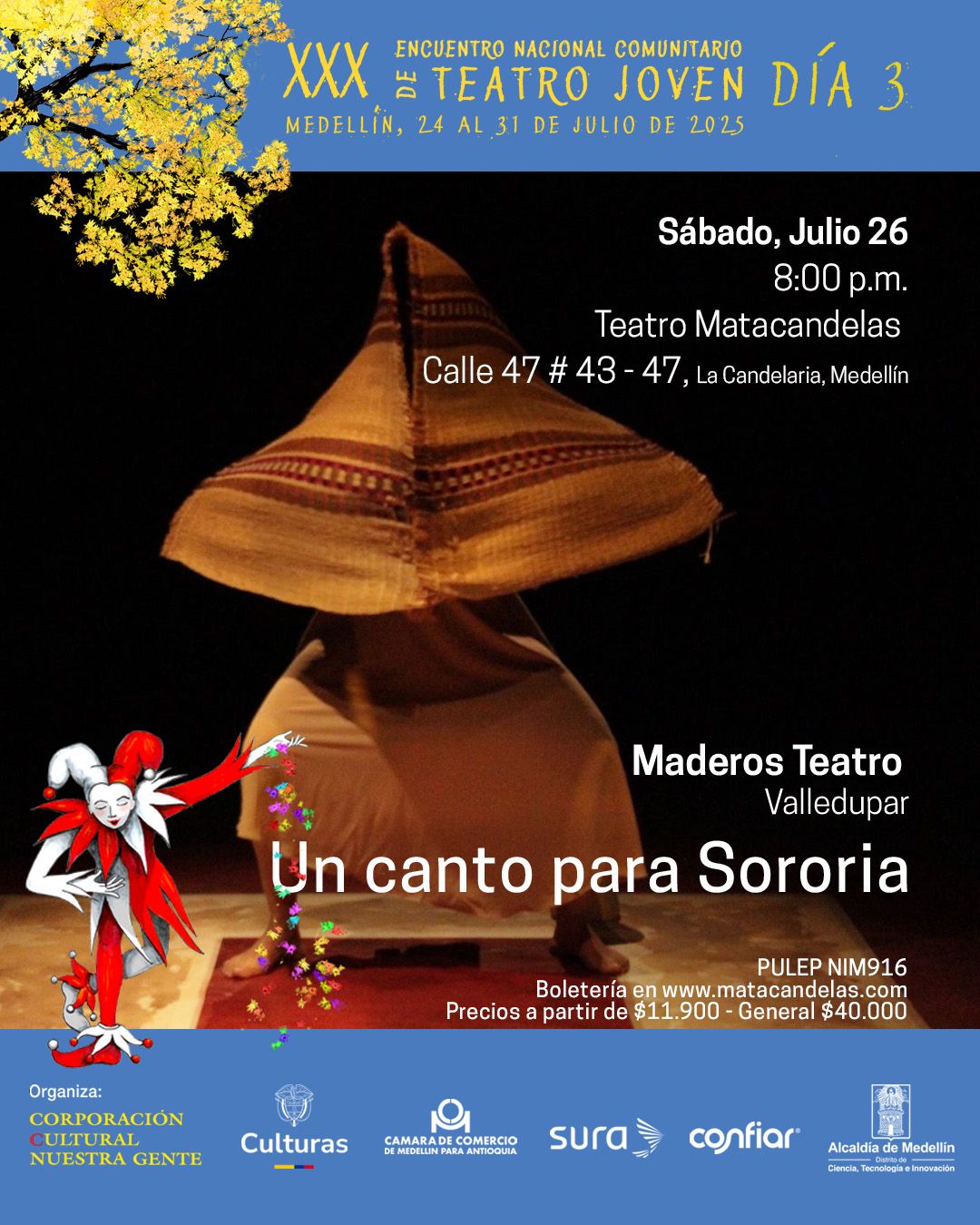 Programación XXX Encuentro Nacional Comunitario de Teatro Joven