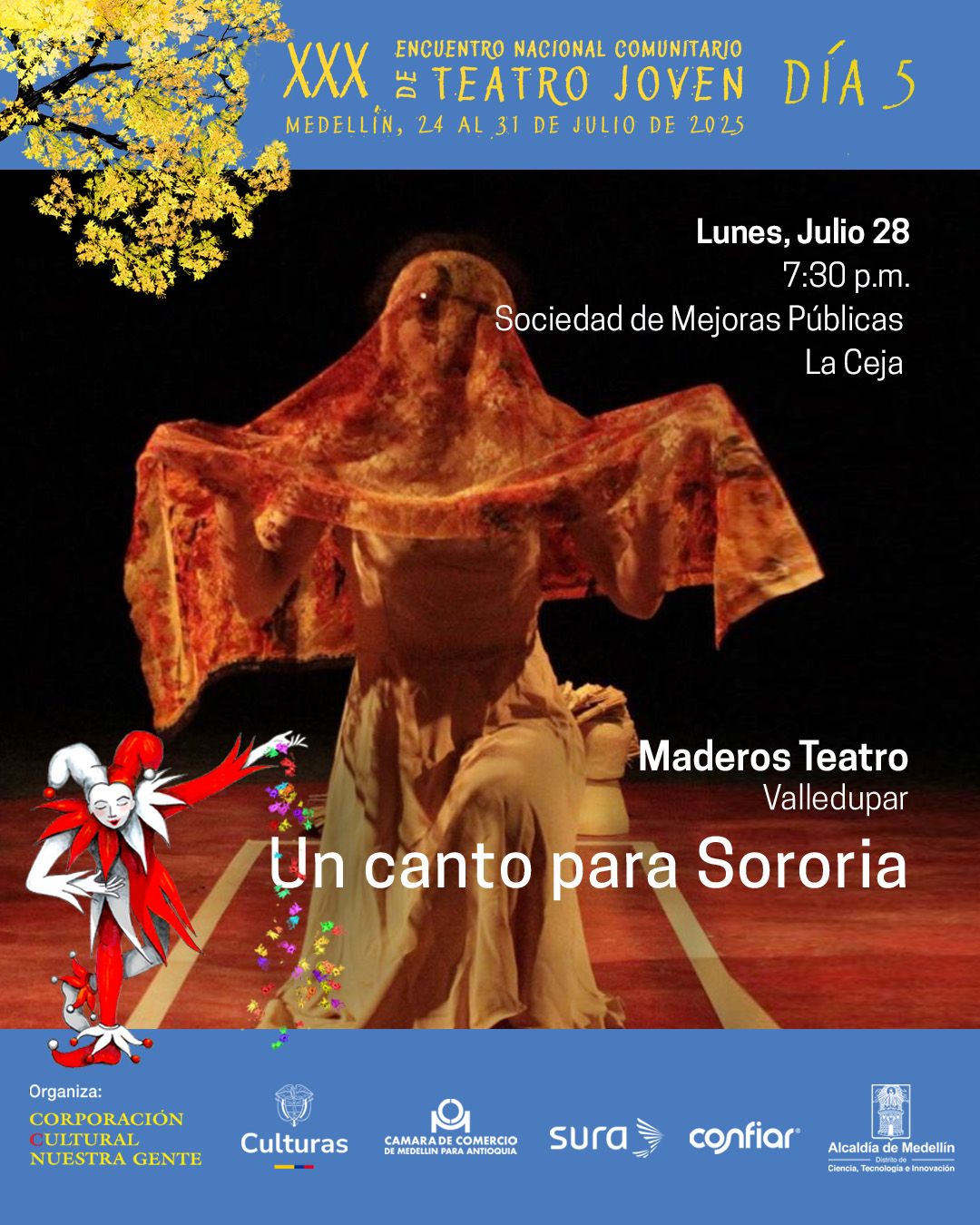 Programación XXX Encuentro Nacional Comunitario de Teatro Joven