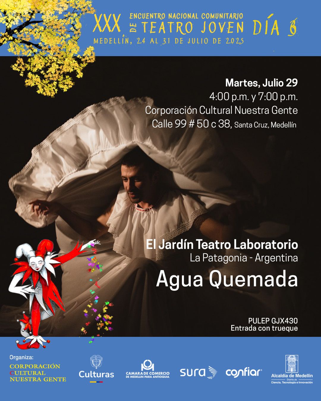 Programación XXX Encuentro Nacional Comunitario de Teatro Joven