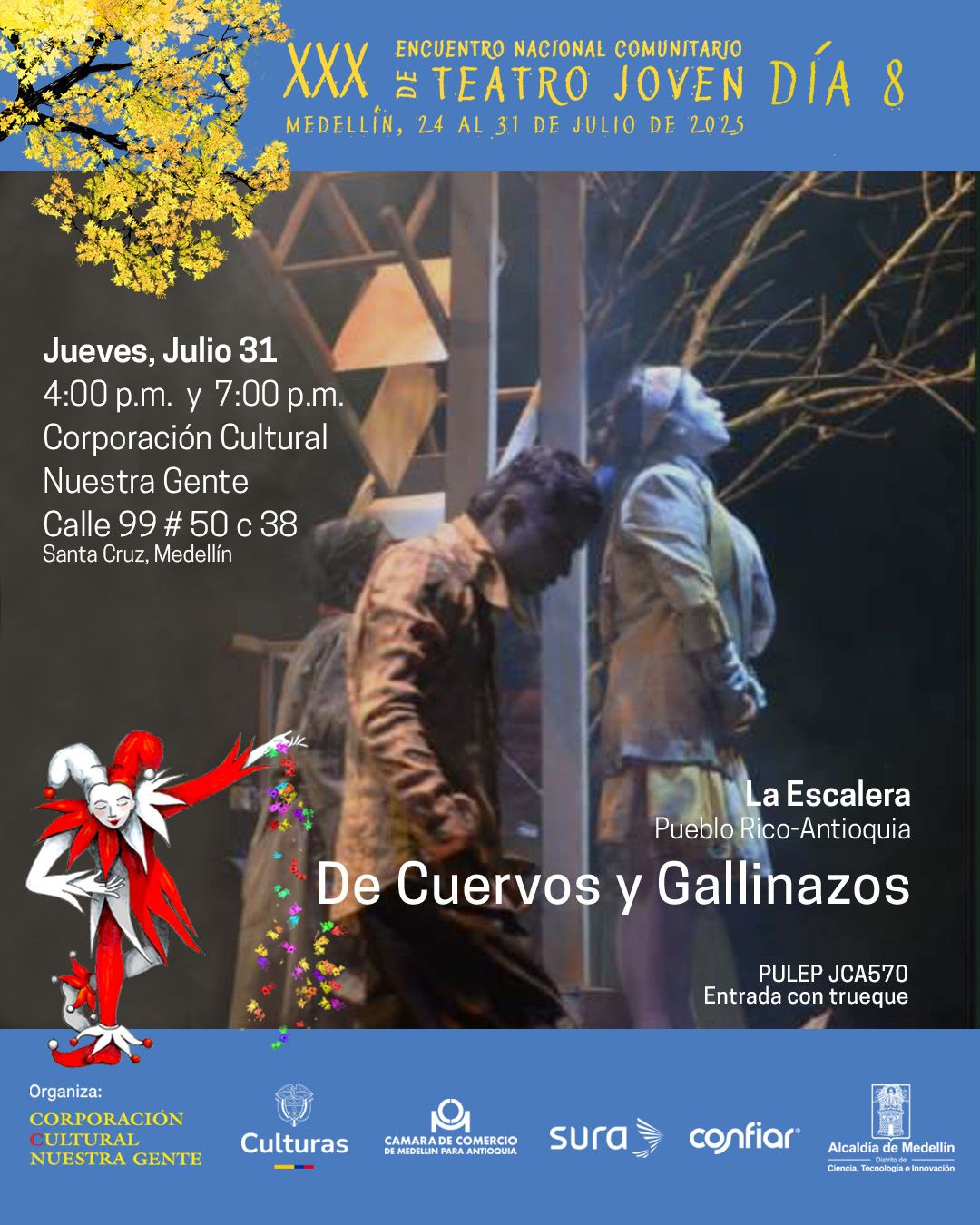 Programación XXX Encuentro Nacional Comunitario de Teatro Joven