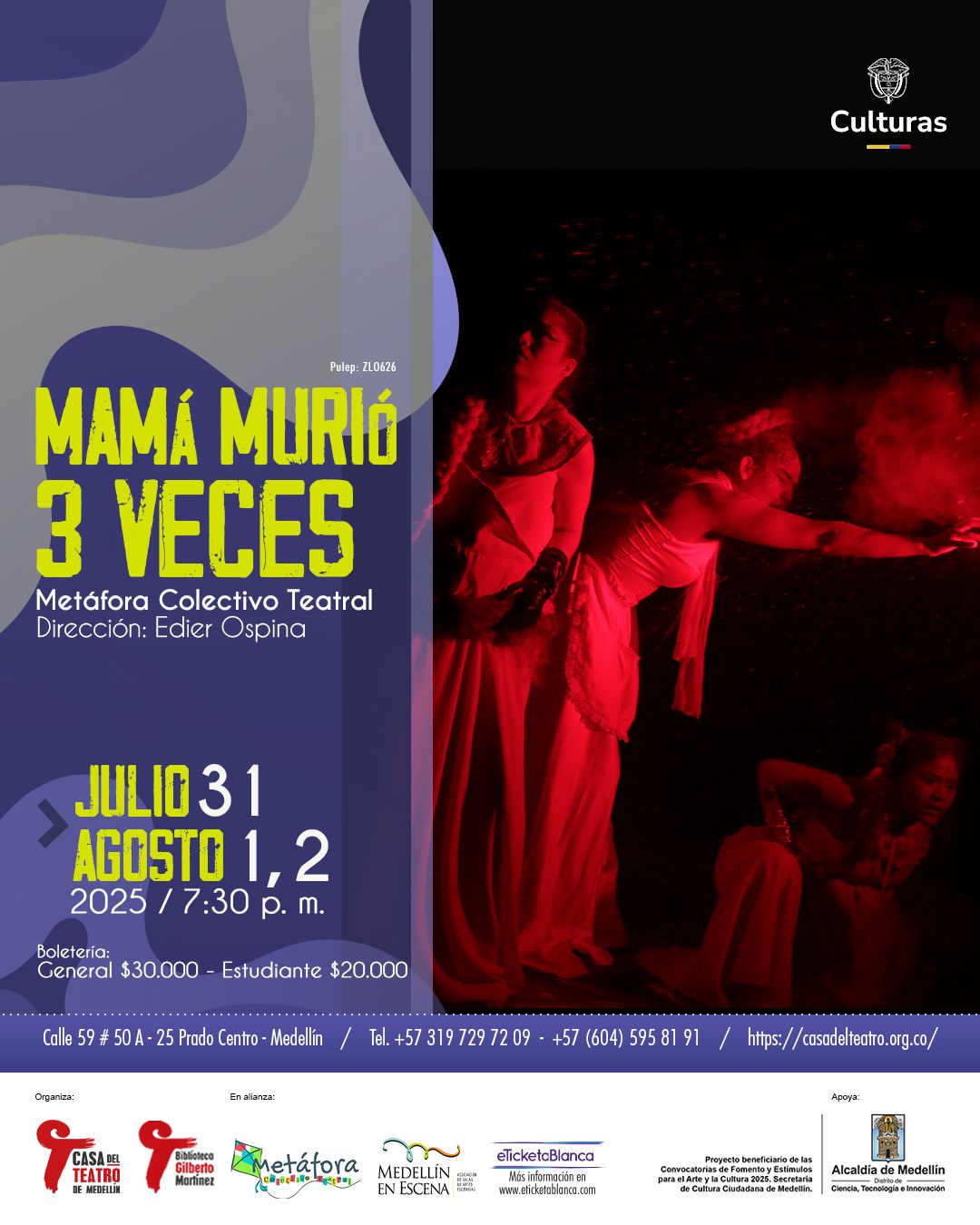 Mamá murió 3 veces