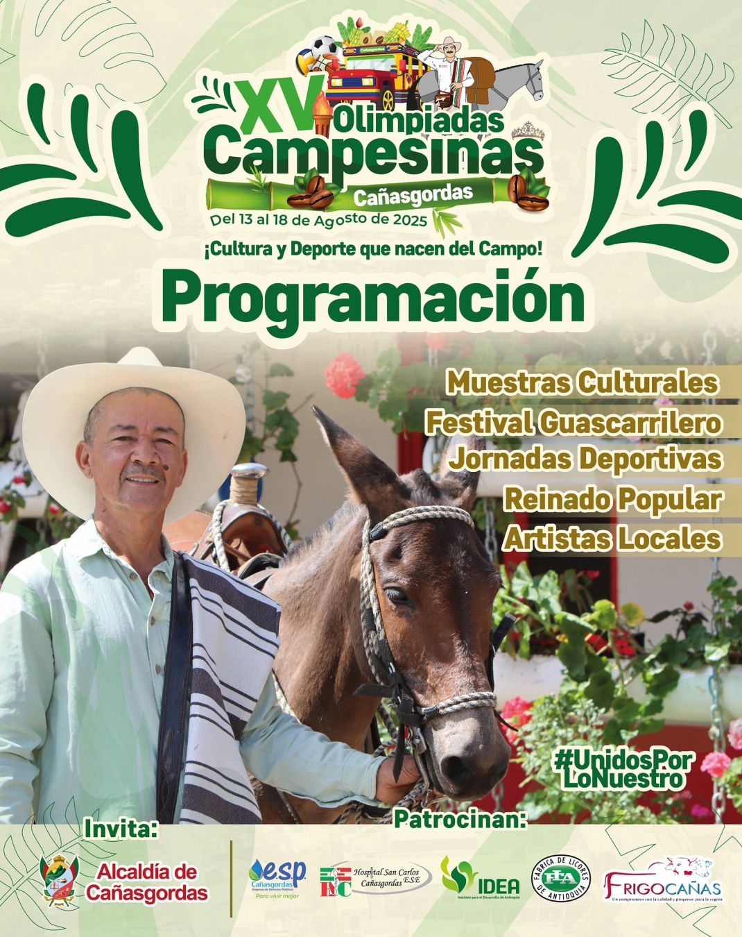 XV Olimpiadas Campesinas de Cañasgordas 2025