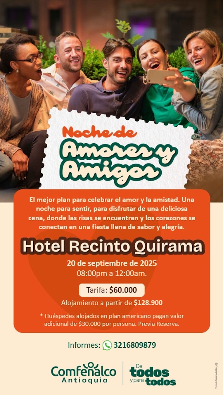 Noche de amores y amigos Hotel Recinto Quirama