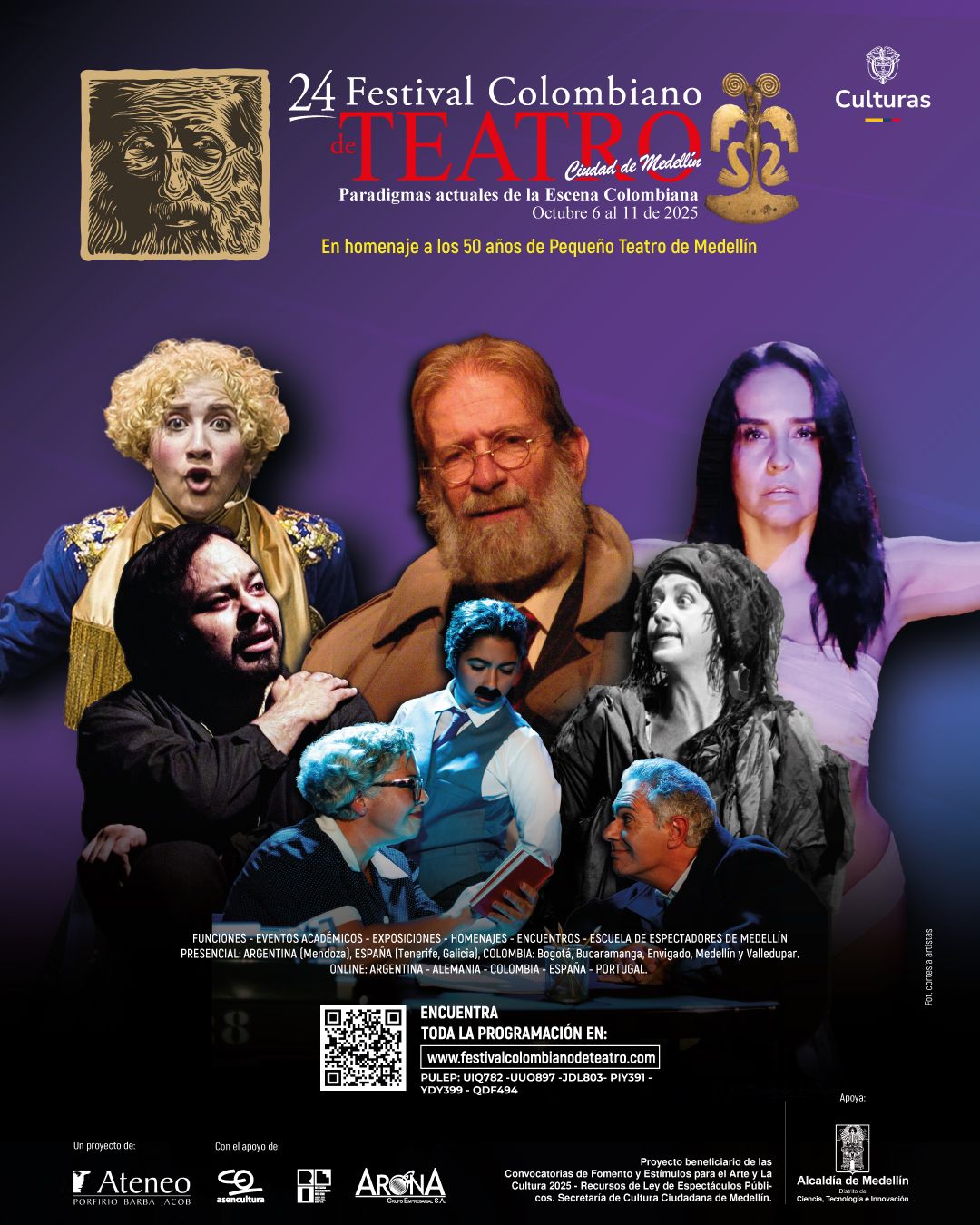 24.º Festival Colombiano de Teatro Ciudad de Medellín