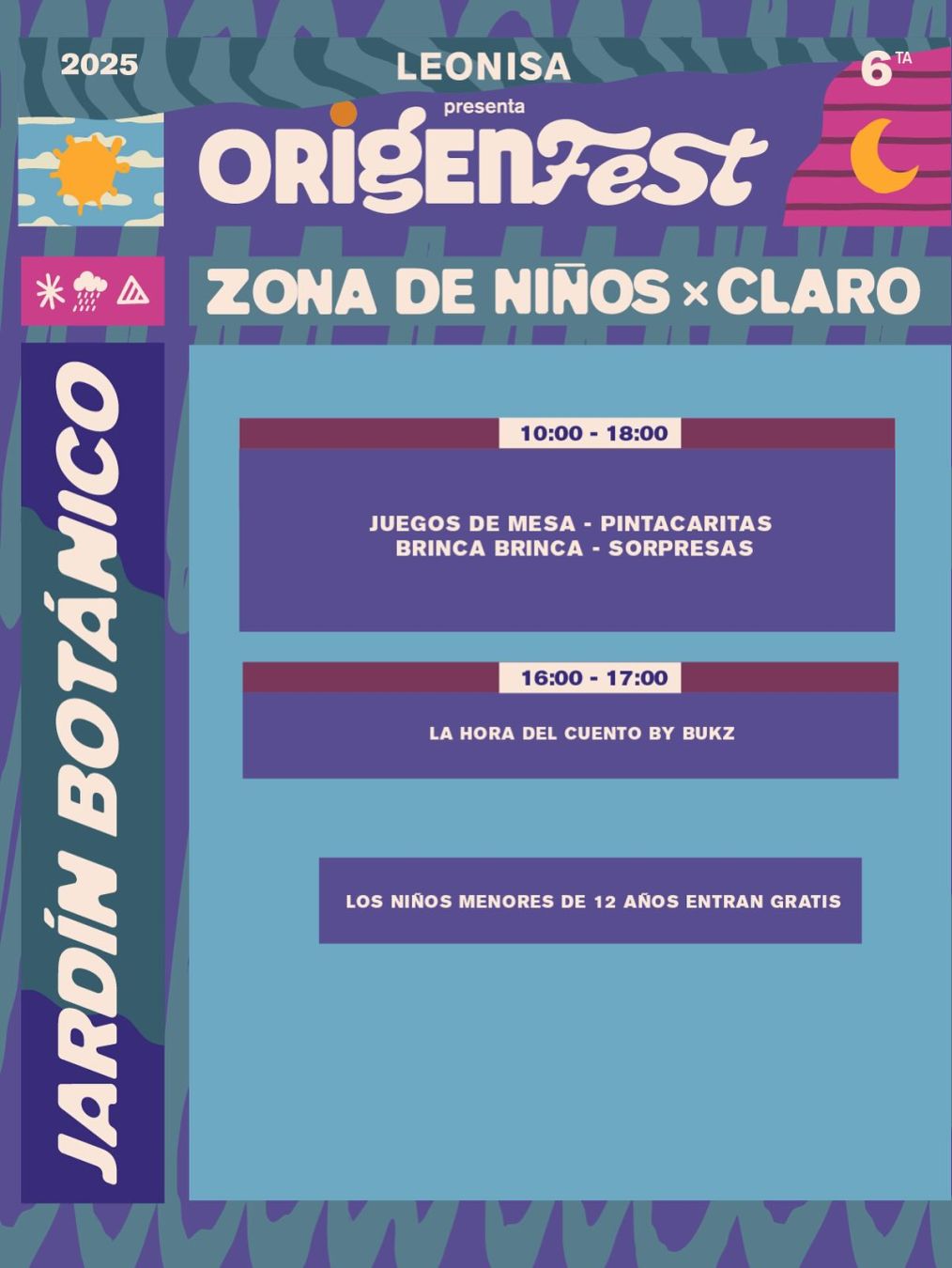 Programación Origen Fest 2025