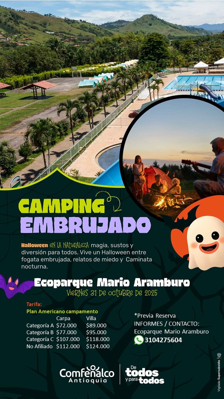 Camping Embrujado Ecoparque Mario Aramburo