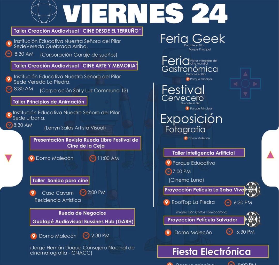 Programación Guatapé Film Fest 2025