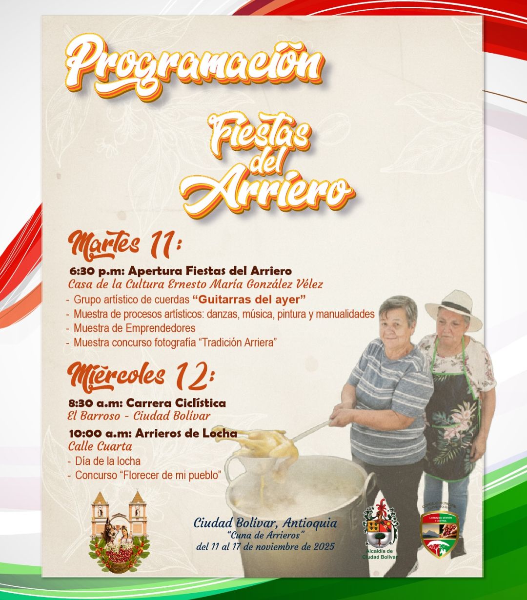 Programación Fiestas del Arriero 2025