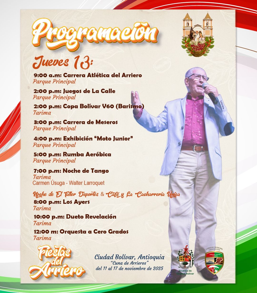 Programación Fiestas del Arriero 2025