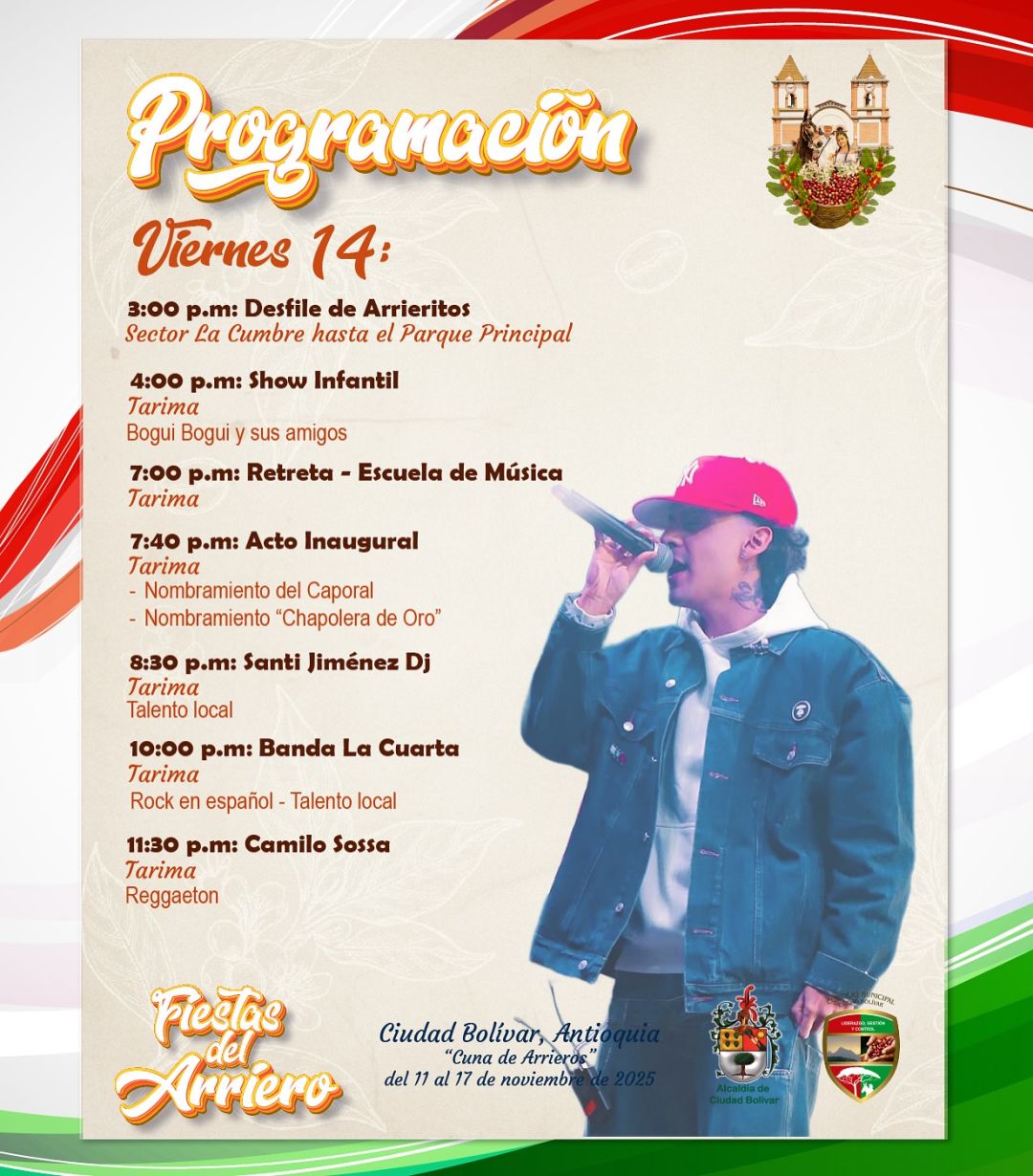 Programación Fiestas del Arriero 2025