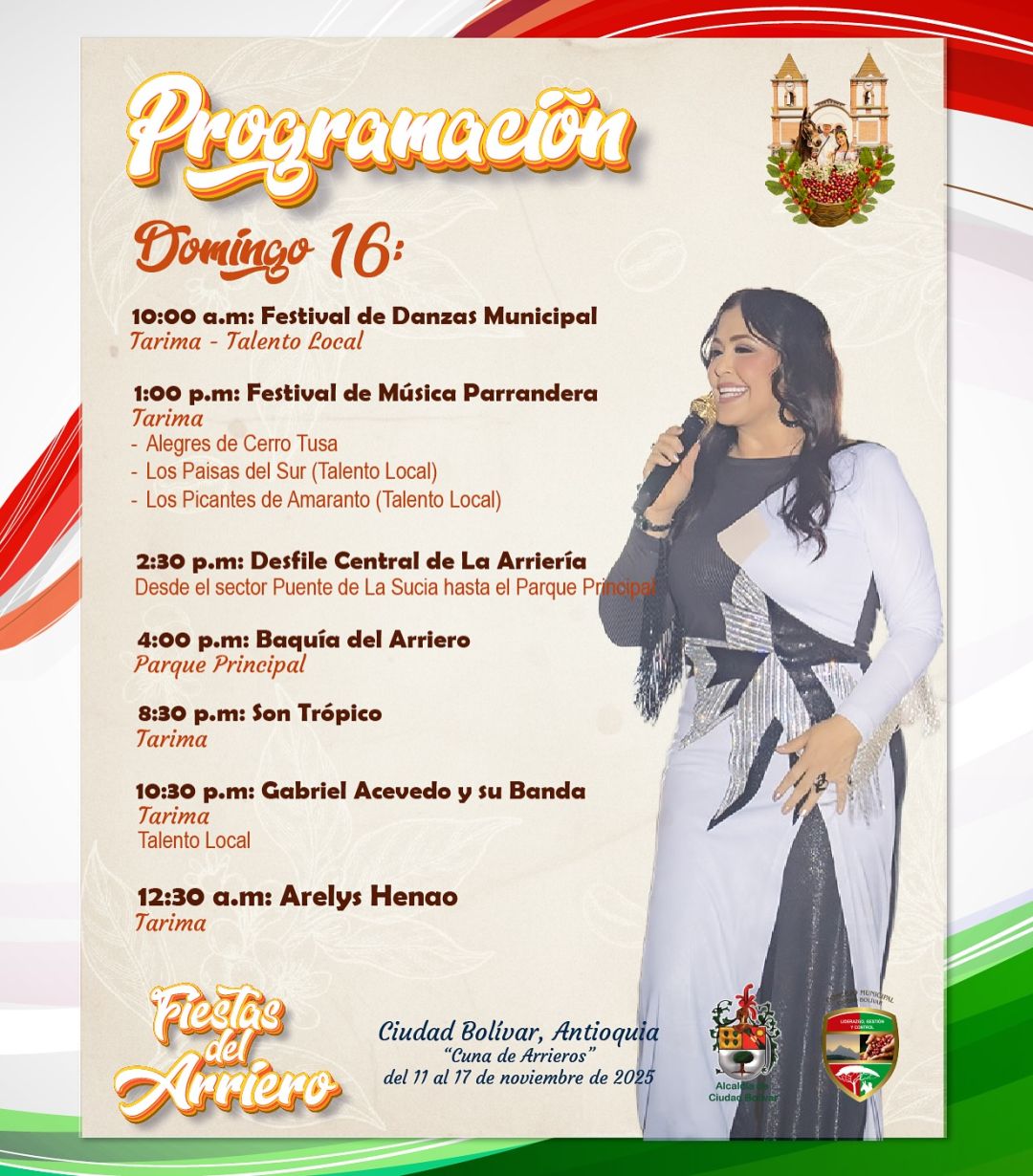 Programación Fiestas del Arriero 2025