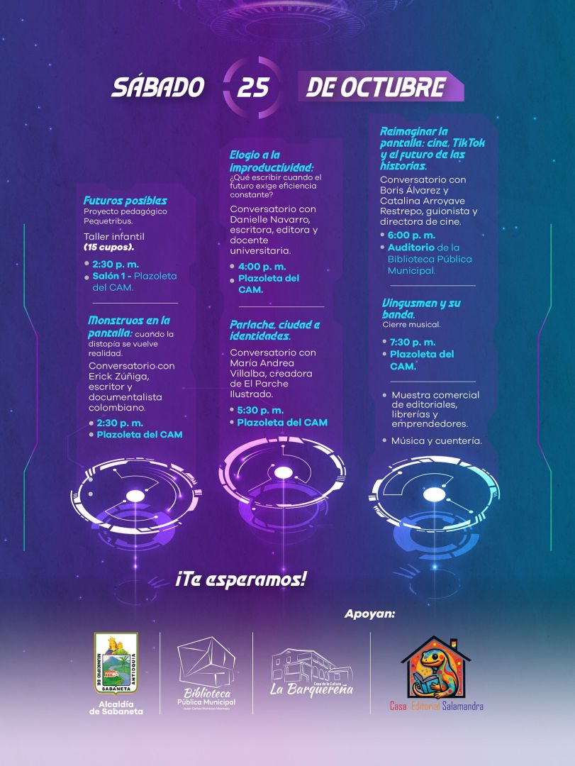 Programación Fiesta de las Letras y las Palabras 2025