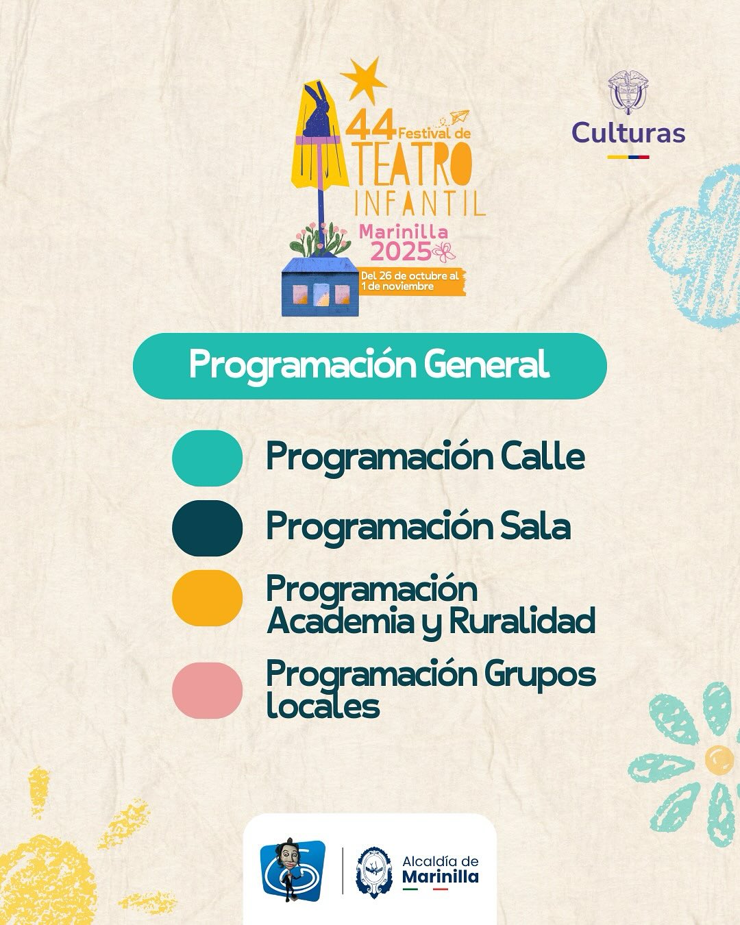Programación 44° Festival de Teatro Infantil