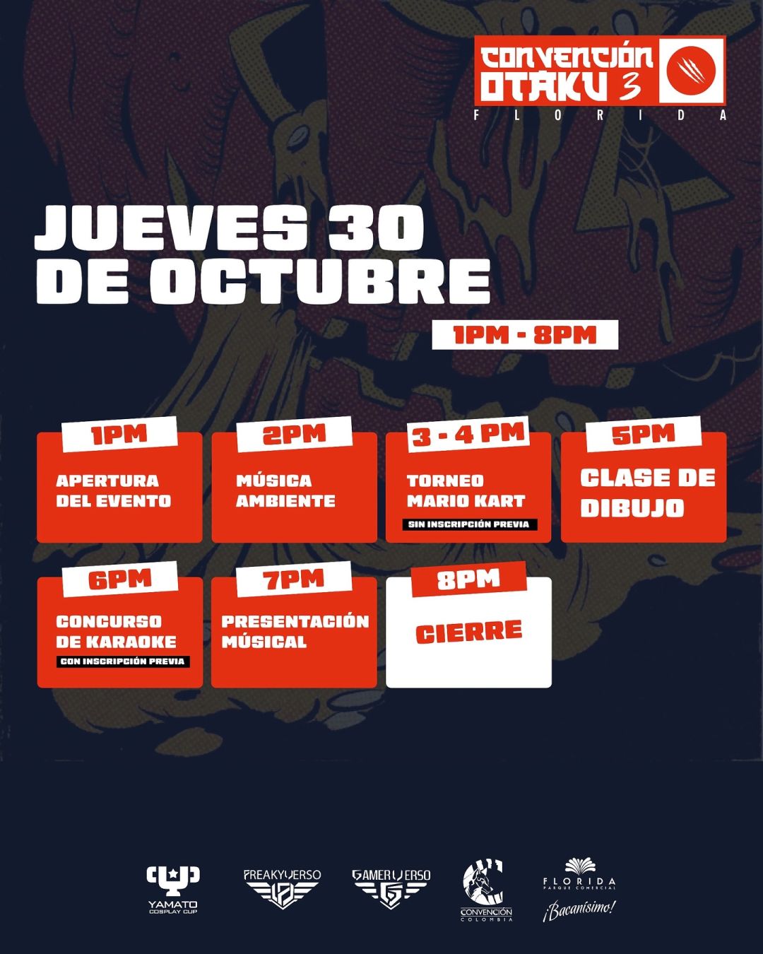 Programación Convención Otaku 3