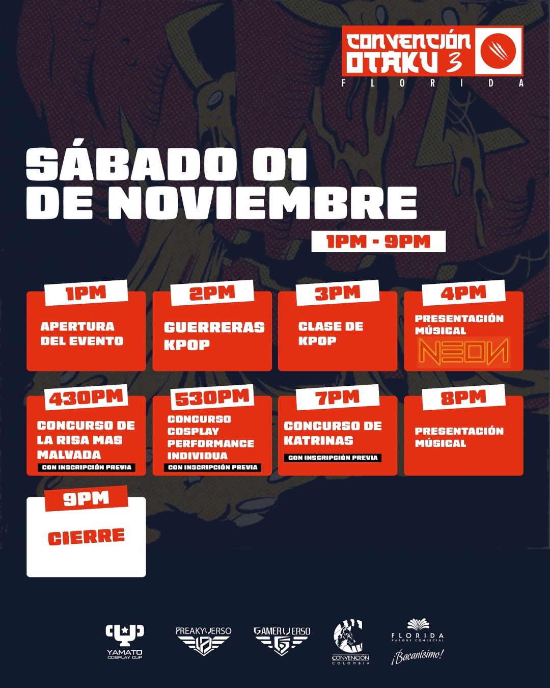 Programación Convención Otaku 3