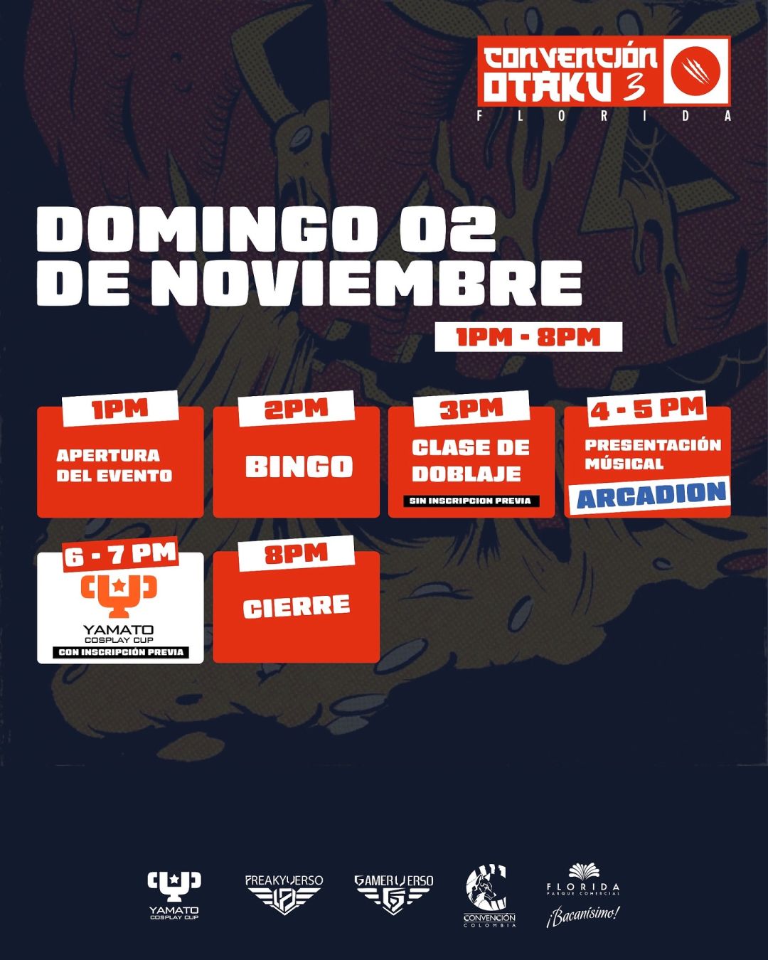 Programación Convención Otaku 3