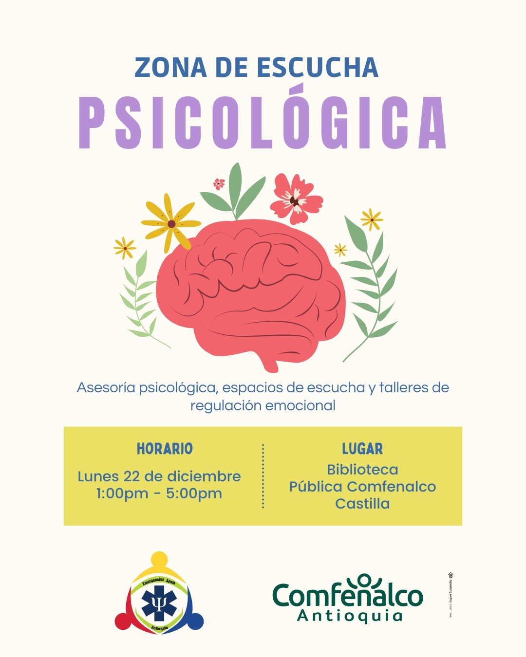 Zona de escucha psicológica