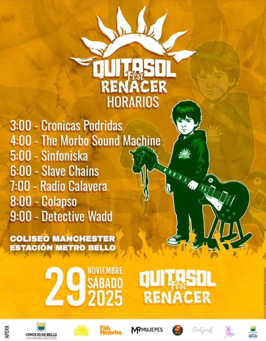 Quitasol Fest Renacer 2025