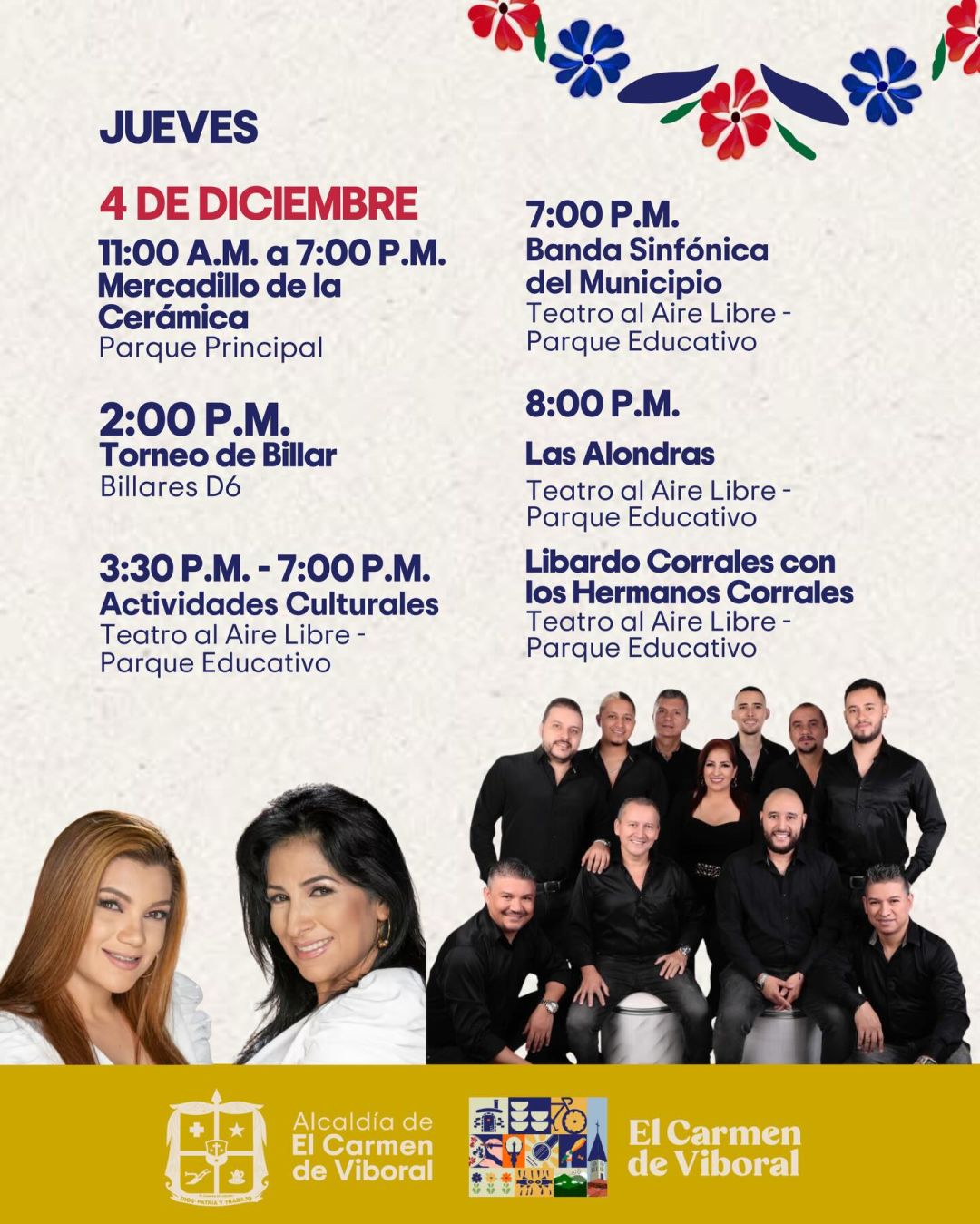 Programación Fiestas de la Loza 2025