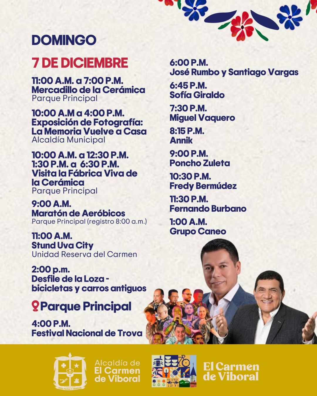 Programación Fiestas de la Loza 2025