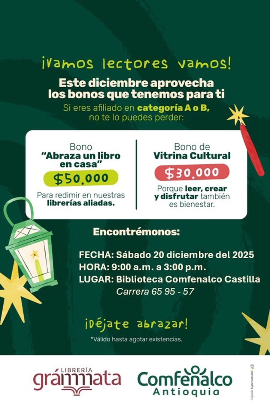 ¡Vamos lectores vamos!
