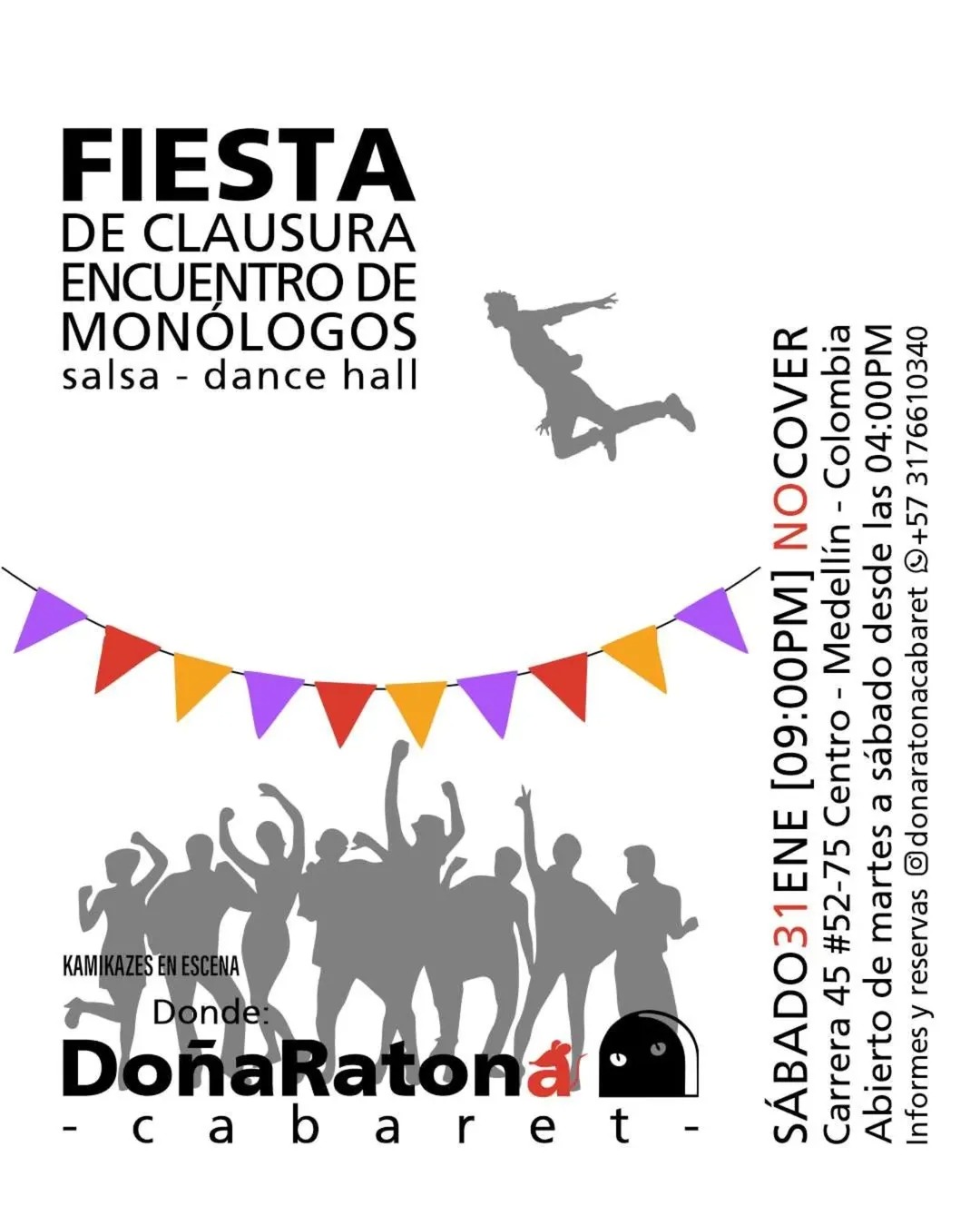 Fiesta clausura Encuentro de Monólogos